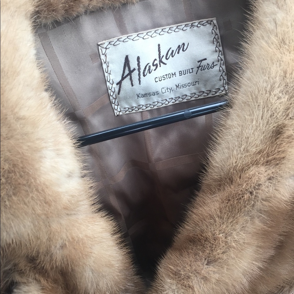 **VINTAGE** Pastel MINK and LEATHER Stroller